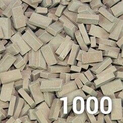 Dark terracotta brick 1:35 - 1000x - 23069