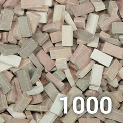 Terracotta mix baksteen 1:35 - 1000x - 23074