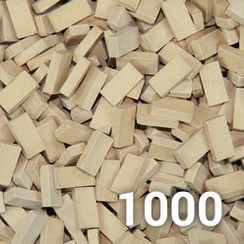 Beige medium baksteen 1:35 - 1000x - 23044