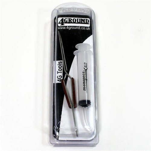 4Ground Curved 12ml Syringe and Curved Fibre Grip Tweezers - TL-102