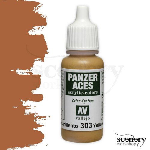 Vallejo Panzer Aces Yellowish Rust - 17ml - 70303