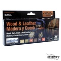 Vallejo Model Color Wood and Leather - 8 kleuren - 17ml - 70182