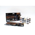 Vallejo Model Color Wood and Leather - 8 kleuren - 17ml - 70182