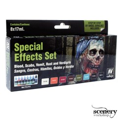 Game Effects Special Effects Set - 8 kleuren - 17ml - 72213