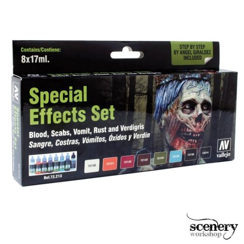 Vallejo Game Effects Special Effects Set - 8 kleuren - 17ml - 72213