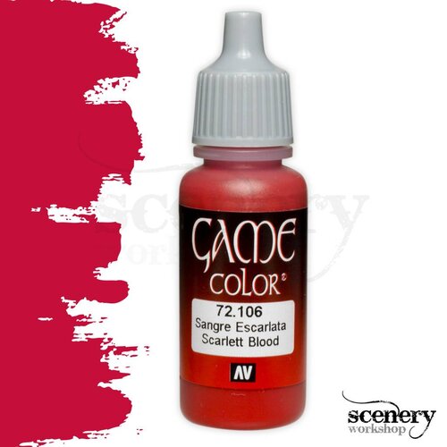 Vallejo Game Color Scarlett Blood - 17ml - 72106