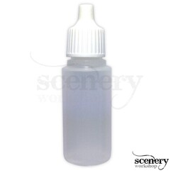 Empty Eyedropper Bottle White Cap - POL1017 - 1/4
