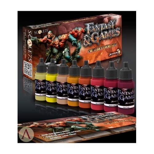 Scale 75 Creatures from Hell - Fantasy & Games - 8 kleuren - 17ml - SSE-014