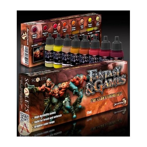 Scale 75 Creatures from Hell - Fantasy & Games - 8 kleuren - 17ml - SSE-014