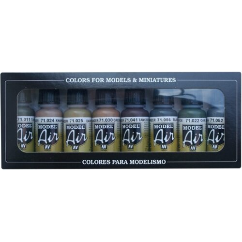 Vallejo Model Air Panzer Colors - 8 colors - 17ml - 71177