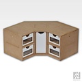 Hobbyzone Corner Drawers Module - OM03