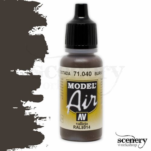 Vallejo Model Air Burnt Umber - 17ml - 71040