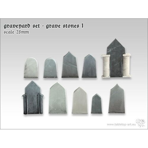Tabletop-Art Graveyard Set - Grave Stones 1 - TTA601043