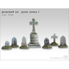 Graveyard Set - Grave Stones 2 - TTA601044