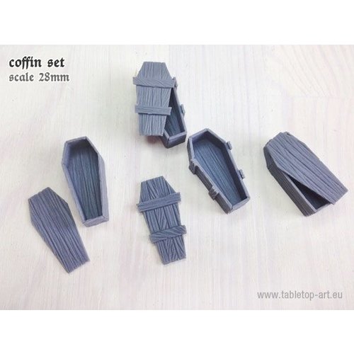 Tabletop-Art Wood coffins set - TTA601048