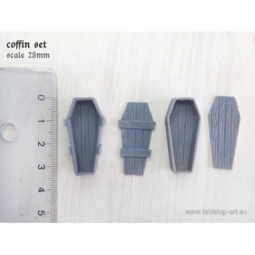 Tabletop-Art Wood coffins set - TTA601048