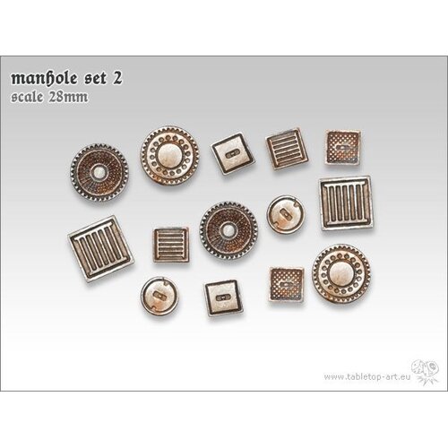 Tabletop-Art Manhole Set 2 - TTA601042