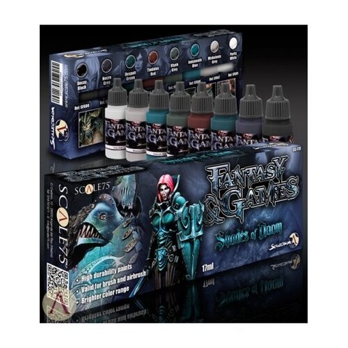 Scale 75 Shades of Doom - Fantasy & Games - 8 colors - 17ml - SSE-019