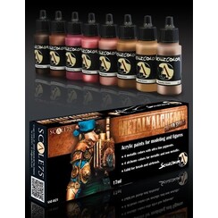 Metal'n Alchemy - Copper metallic paint set - 8 kleuren - 17ml - SSE-021