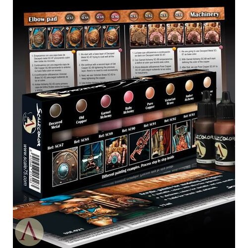 Scale 75 Metal'n Alchemy - Copper metallic paint set - 8 kleuren - 17ml - SSE-021
