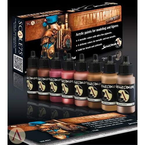Scale 75 Metal'n Alchemy - Copper metallic paint set - 8 kleuren - 17ml - SSE-021