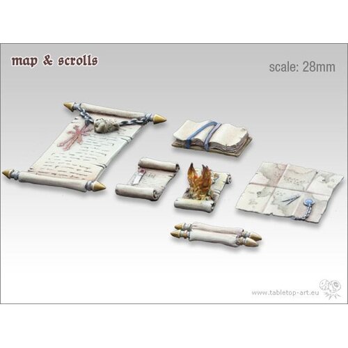 Tabletop-Art Map & Scrolls - TTA600026