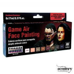 Game Air Face Painting - 8 colors - 17ml - 72865