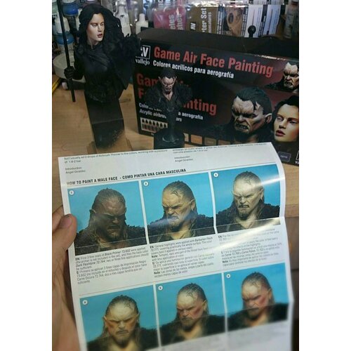 Vallejo Game Air Face Painting - 8 colors - 17ml - 72865