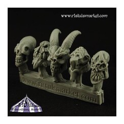 Undead Monster Skulls - 5x - COPA0042