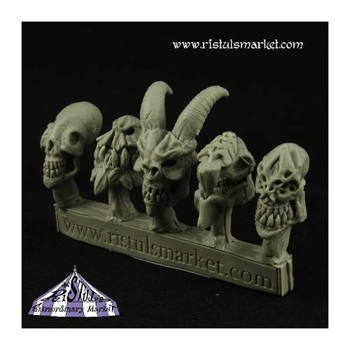 Ristul's Extraordinary Market Undead Monster Skulls - 5x - COPA0042