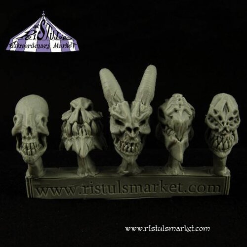 Ristul's Extraordinary Market Undead Monster Skulls - 5x - COPA0042