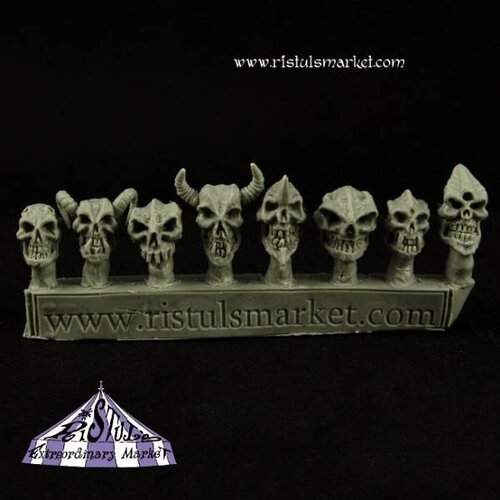 Ristul's Extraordinary Market Undead Demon Skulls - 8x - COPA0040