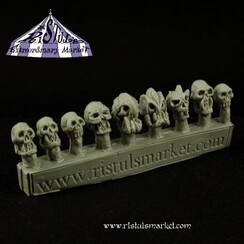 Undead Orc Skulls - 9x - COPA0039