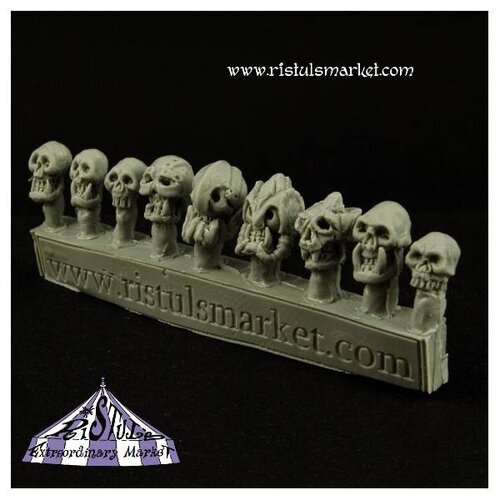 Ristul's Extraordinary Market Undead Orc Skulls - 9x - COPA0039
