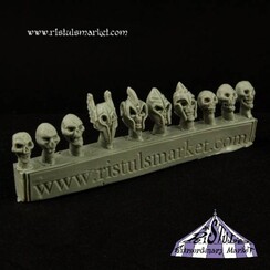 Undead Elf Skulls - 10x - COPA0038