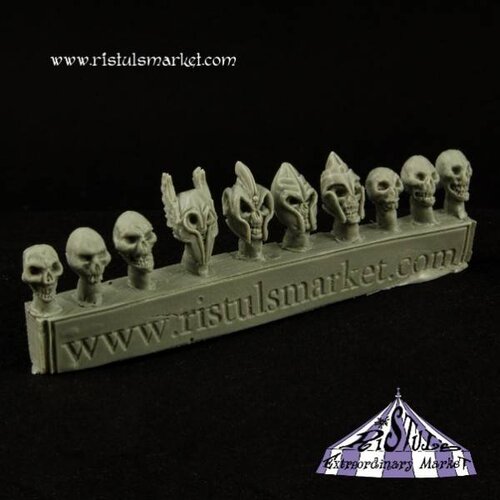 Ristul's Extraordinary Market Undead Elf Skulls - 10x - COPA0038