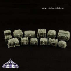 Fantasy Treasure Chests Kit - 12x - BSKT0016