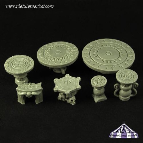 Ristul's Extraordinary Market Runic Tables and Altars - 10x - BSKT0014