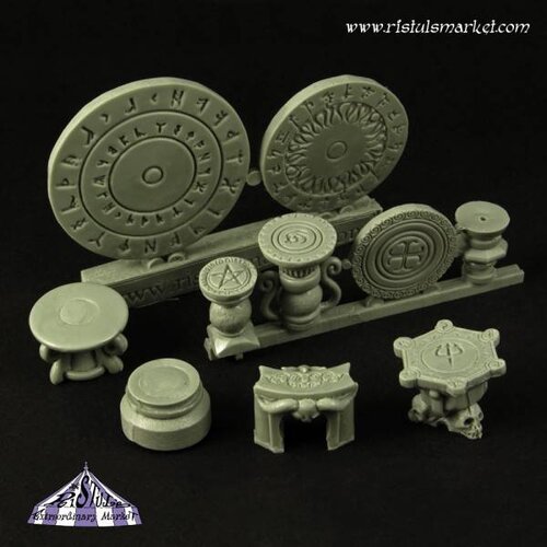 Ristul's Extraordinary Market Runic Tables and Altars - 10x - BSKT0014