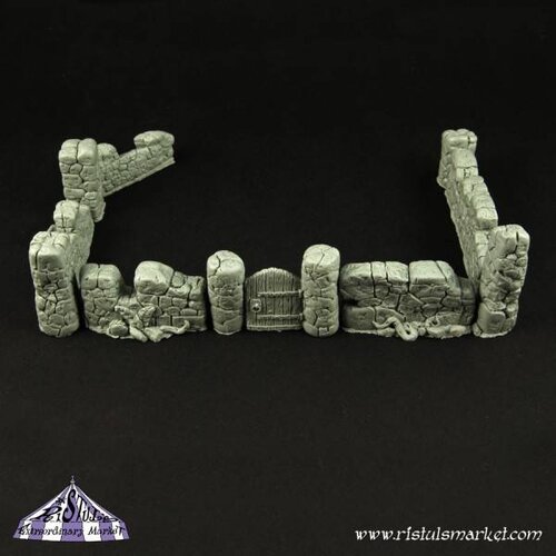 Ristul's Extraordinary Market Old Stone Wall Terrain - 10x - BSKT0010