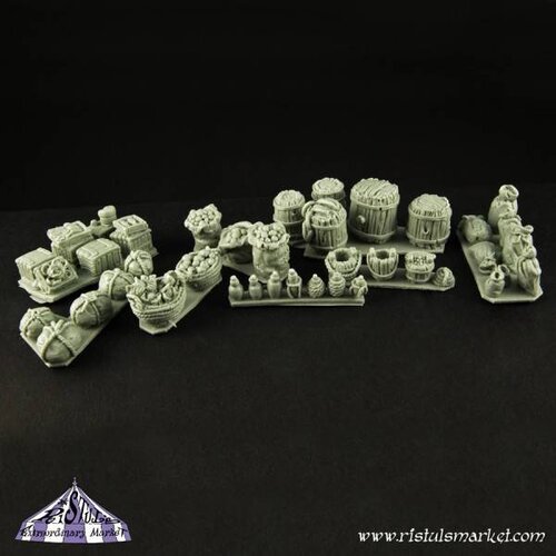 Ristul's Extraordinary Market Food Supplies Basing Kit - 39x - BSKT0007
