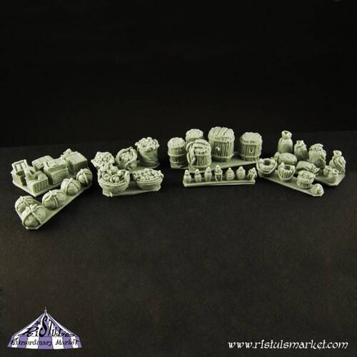 Ristul's Extraordinary Market Food Supplies Basing Kit - 39x - BSKT0007