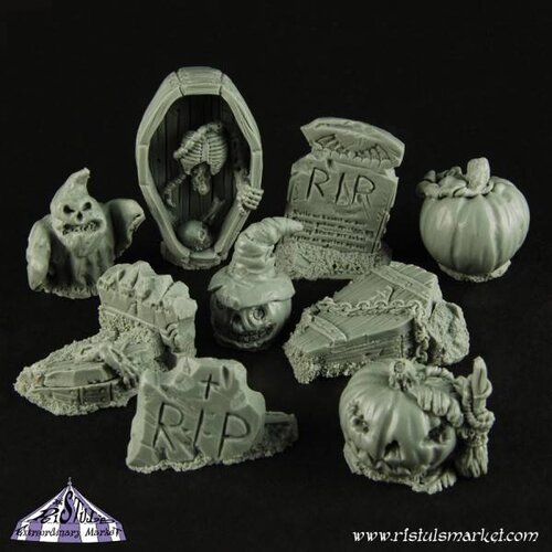 Ristul's Extraordinary Market Halloween Basing Kit - 10x - BSKT0004