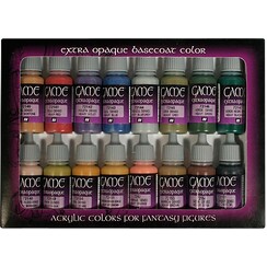 Game Color Extra Opaque Set - 16 kleuren - 17ml - 72290