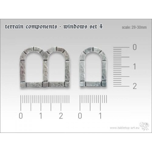 Tabletop-Art Terrain components - Windows set 4 - TTA800007