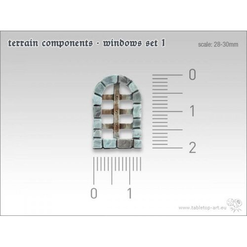 Tabletop-Art Terrain components - Windows set 1 - TTA800003