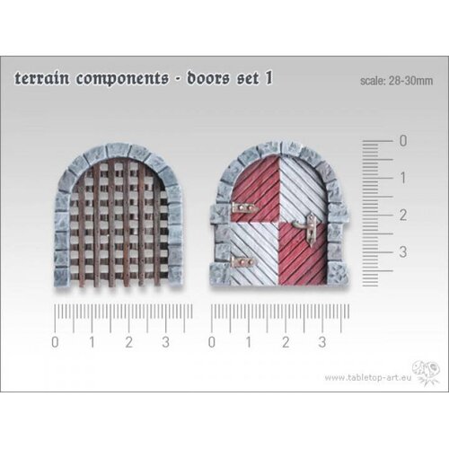 Tabletop-Art Terrain components - Doors set 1 - TTA800001