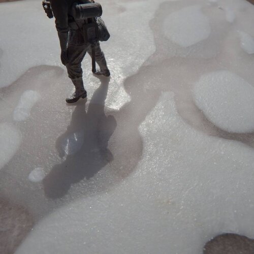 Precision Ice and Snow Krycell Ice Instant Frozen Ice Sheet - Trapped Air Bubbles - 20cm x 24cm