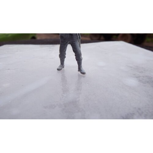 Precision Ice and Snow Krycell Ice Instant Frozen Ice Sheet - Trapped Air Bubbles - 20cm x 24cm