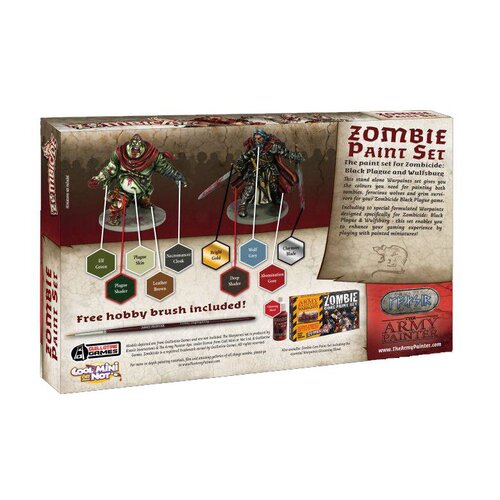 The Army Painter Warpaints Zombicide Black Plague Set - 10 kleuren - 17 ml - WP8012